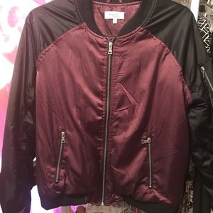 Ladies Charlotte Russe jacket size XL black&purple